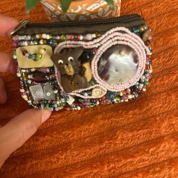 Colorful Beaded Coin Purse - Picture 4 of 16